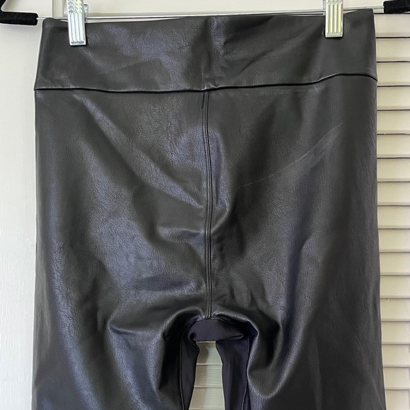 NWT Honeylove Vegan Faux Leather Leggings Shapewear | Black | M - Picture 10 of 14